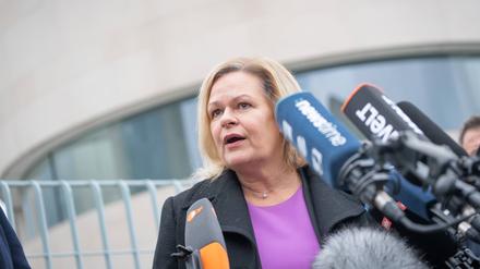 Will ein Verbot für das Magazin „Compact“ erreichen: Bundesinnenministerin Nancy Faeser (SPD).