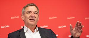 Jan van Aken (Die Linke), Spitzenkandidat für die Bundestagswahl.