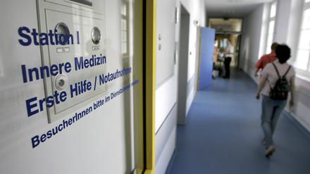 Im Krankenhaus in Angermünde soll die Innere Medizin schrumpfen (Archivbild).