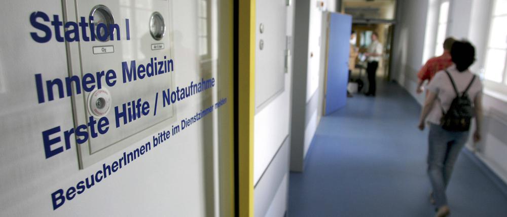 Im Krankenhaus in Angermünde soll die Innere Medizin schrumpfen (Archivbild).