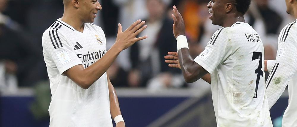 Hatten teilweise leichtes Spiel: Mbappé und Vinícius Junior.