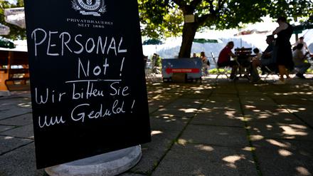 Auch in der Gastronomie gibt es Beschäftigungschancen.