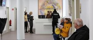 Blick in das Bürgerservice-Center in der Yorckstraße. 