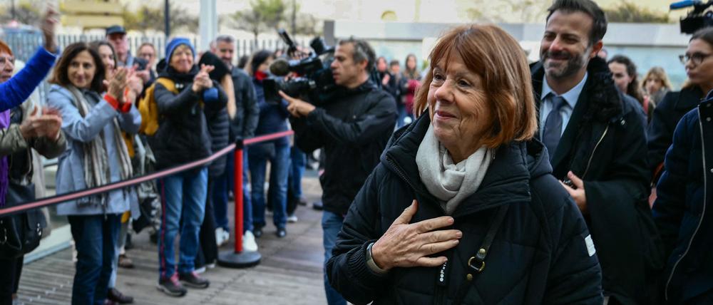 Gisèle Pelicot vor der Urteilsverkündung am Donnerstag