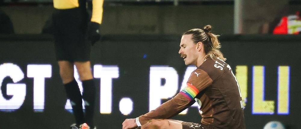 Spielt mit einer Verletzung: St. Pauli-Kapitän Jackson Irvine.