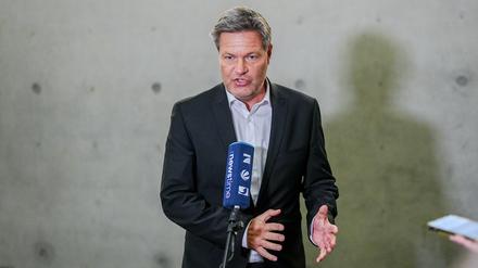 Der Bundeswirtschaftsminister Robert Habeck (Grüne).