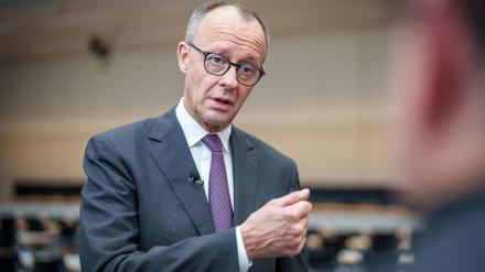 Unionskanzlerkandidat und CDU-Chef: Friedrich Merz.