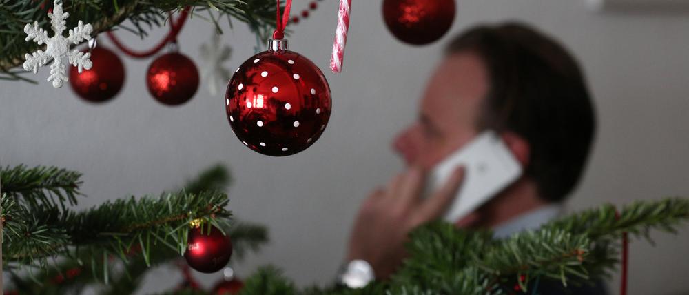 Business-Calls unterm Tannenbaum?