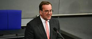 Boris Pistorius im Bundestag.