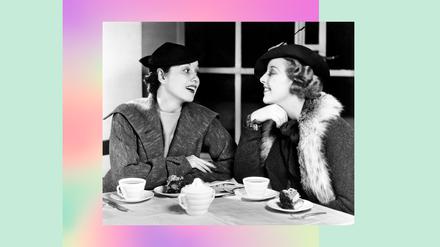 Nicht immer dürften Frauen alleine Tee trinken gehen.