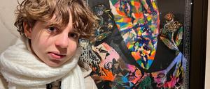 Ausstellung „Underground Garden“ im Berliner U-Bahnhof Rathaus Steglitz: Sieben Kinder und Jugendliche aus Charkiw, der ukrainischen Partnerstadt Steglitz-Zehlendorfs, stellen ihre Bilder aus.