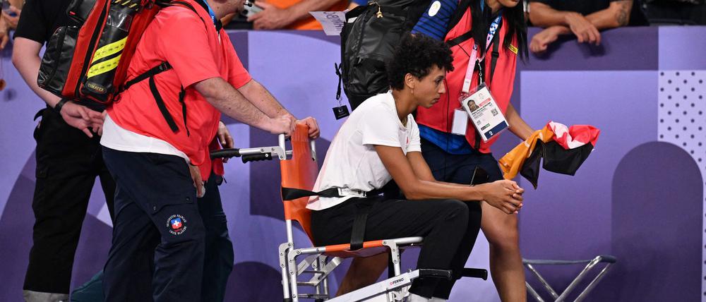 Nach dem Olympia-Wettkampf in Paris hatte Malaika Mihambo mit Atemproblemen zu kämpfen.