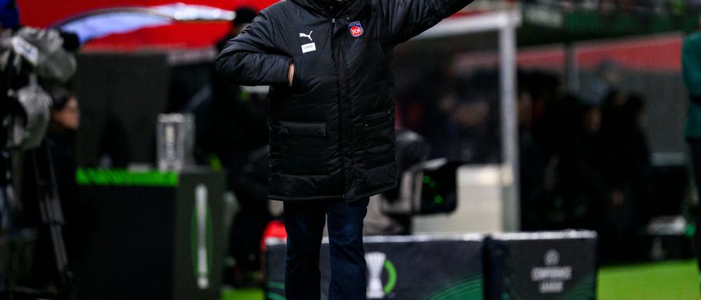 Frank Schmidt verpasste mit dem 1. FC Heidenheim knapp den direkten Sprung ins Achtelfinale der Conference League.