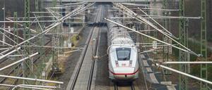 Am 15. Dezember 2024 rollte einer der ersten ICE auf der frisch sanierten Riedbahnstrecke Richtung Frankfurt.
