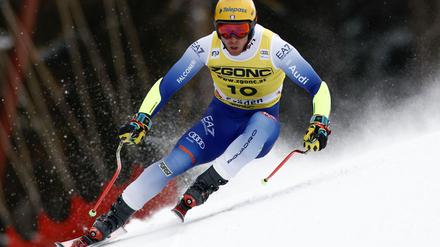 Der Italiener Mattia Casse fährt im Super-G in Gröden zum Sieg. 