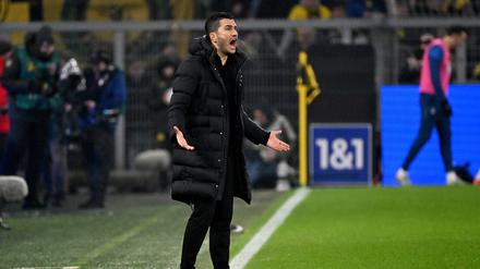 Dortmunds Trainer Nuri Sahin bemängelte zuletzt die unterdurchschnittliche Laufleistung seiner Mannschaft.