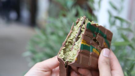 Die sogenannte Dubaischokolade ist eine neue, luxuriöse Variante der Vollmilchschokolade.