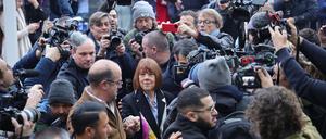 Das Opfer vor dem Gerichtsgebäude: Gisèle Pelicot in Avignon.