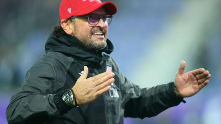  Claus-Dieter Wollitz hat Energie Cottbus zu einem Aufstiegskandidaten geformt. 