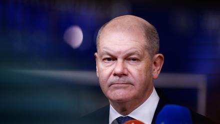 Bundeskanzler Olaf Scholz (SPD).