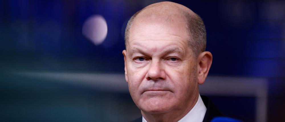 Bundeskanzler Olaf Scholz (SPD).