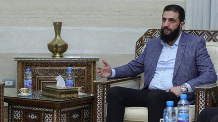 Al-Scharaa traf sich in Damaskus erstmals seit dem Umsturz in Syrien mit US-Diplomaten. (Archivbild)  