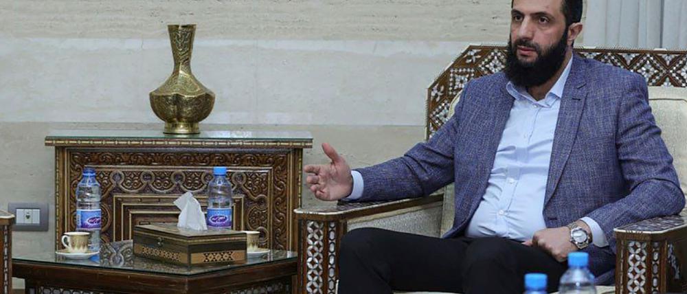 Al-Scharaa traf sich in Damaskus erstmals seit dem Umsturz in Syrien mit US-Diplomaten. (Archivbild)  