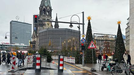 Der Breitscheidplatz wird wie gewohnt gesichert.