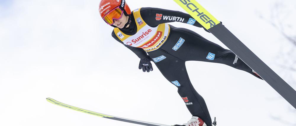 Springt weiter stark: Katharina Schmid aus Oberstdorf.