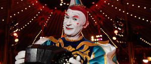 „Weißclown“ Gensi aus dem Roncalli Weihnachtszirkus.