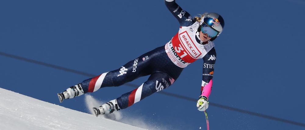 Voll in Aktion: Lindsey Vonn.