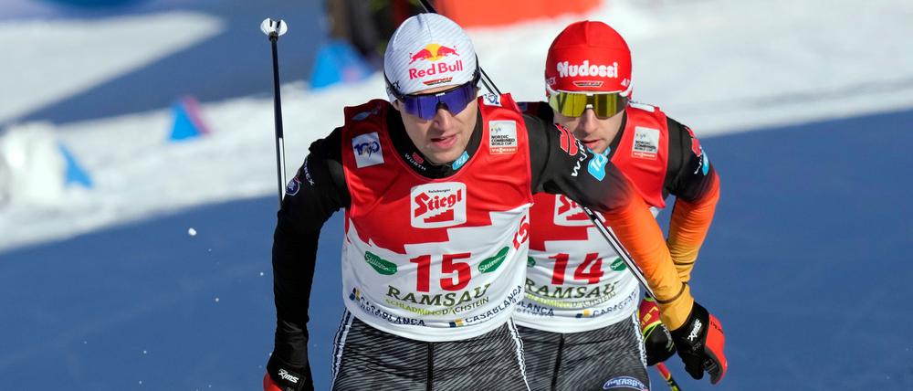 Vinzenz Geiger ist in Ramsau sein dritter Weltcupsieg in dieser Saison gelungen.