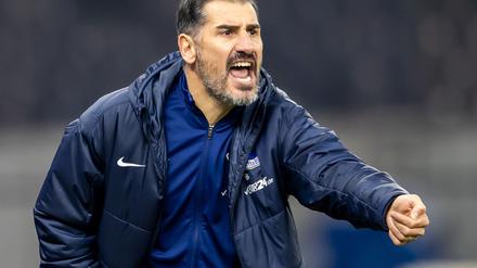 Hertha-Coach Cristian Fiél steht unter Druck. 