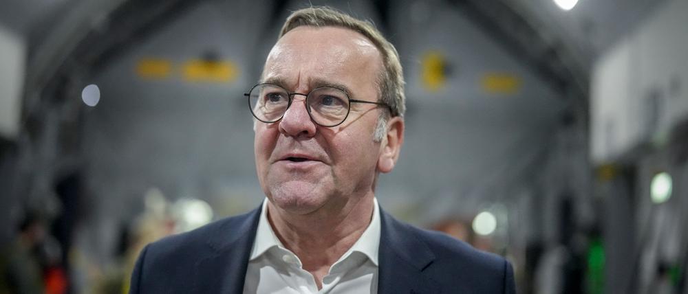 Boris Pistorius (SPD), Bundesminister der Verteidigung.