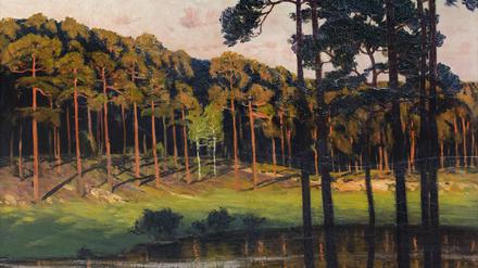 Um 1895 entstand das Gemälde „Märkischer Waldsee mit zwei Birken“.  Laut Nicole Bröhan lässt das Bild „den Einfluss des japanischen Holzschnitts wie auch des Jugendstils erkennen“. 