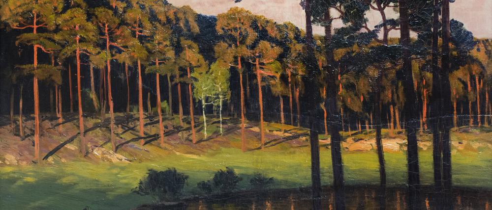 Um 1895 entstand das Gemälde „Märkischer Waldsee mit zwei Birken“.  Laut Nicole Bröhan lässt das Bild „den Einfluss des japanischen Holzschnitts wie auch des Jugendstils erkennen“. 