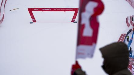 Der zweite Super-G der Damen in St. Moritz wurde wetterbedingt abgesagt.