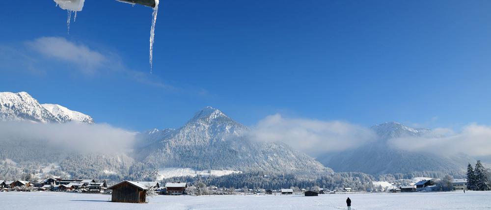 Bilderbuchweihnachtswetter wird in den Alpen und den Hochlagen der Mittelgebirge erwartet. (Archivbild)