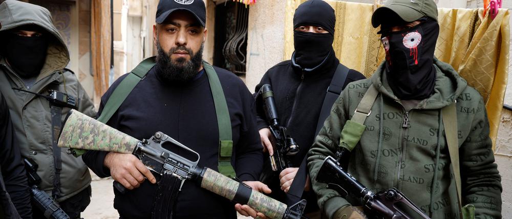 Palästinensische Terroristen in Jenin. (Symbolbild).