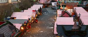 Weihnachtsmarkt in Magdeburg.