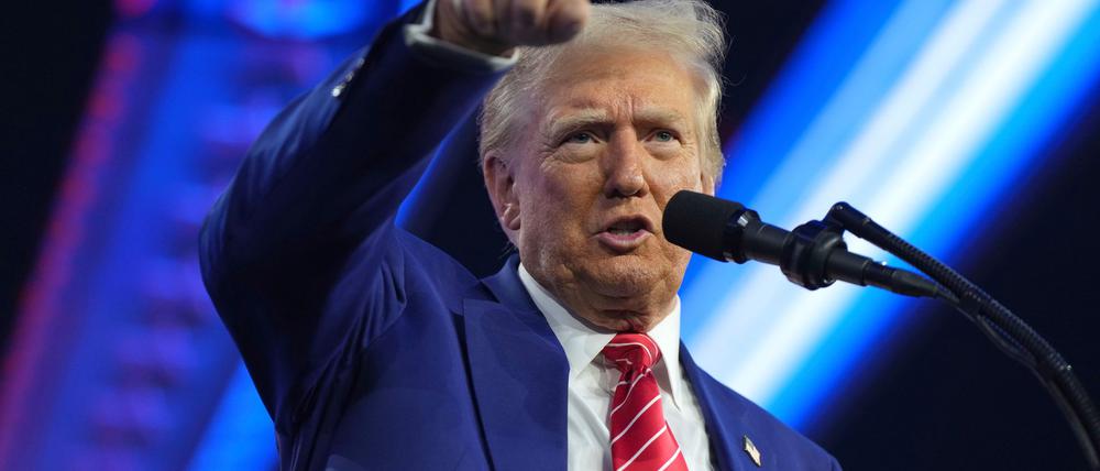 Donald Trump hat sich beim „AmericaFest“ feiern lassen.