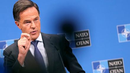 Nato-Generalsekretär Mark Rutte hält deutlich höhere Verteidigungsausgaben für notwendig.