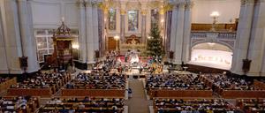 Krippenspiel des Staats- und Domchors Berlin im Berliner Dom.