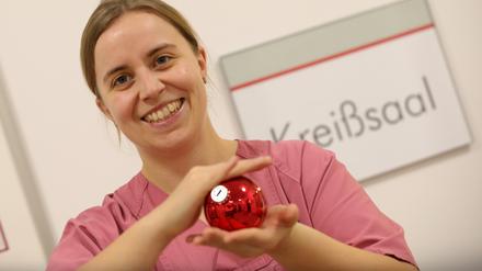 Potsdamer Weihnachtsengel Justine Schultz: Die Hebamme arbeitet im Alexianer St. Josefs Krankenhaus.