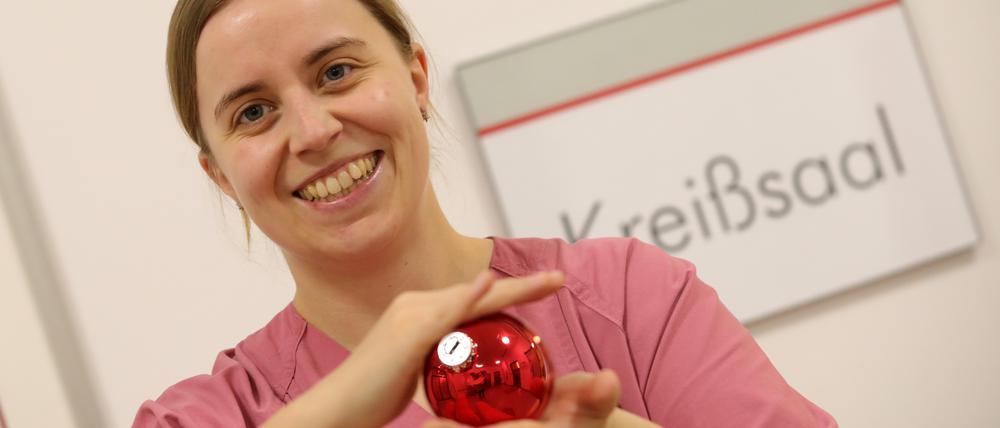 Potsdamer Weihnachtsengel Justine Schultz: Die Hebamme arbeitet im Alexianer St. Josefs Krankenhaus.