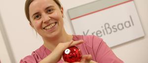 Potsdamer Weihnachtsengel Justine Schultz: Die Hebamme arbeitet im Alexianer St. Josefs Krankenhaus.