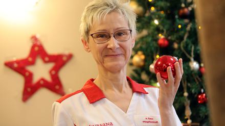 Weihnachtsengel: Altenpflegerin Adrina Eden.