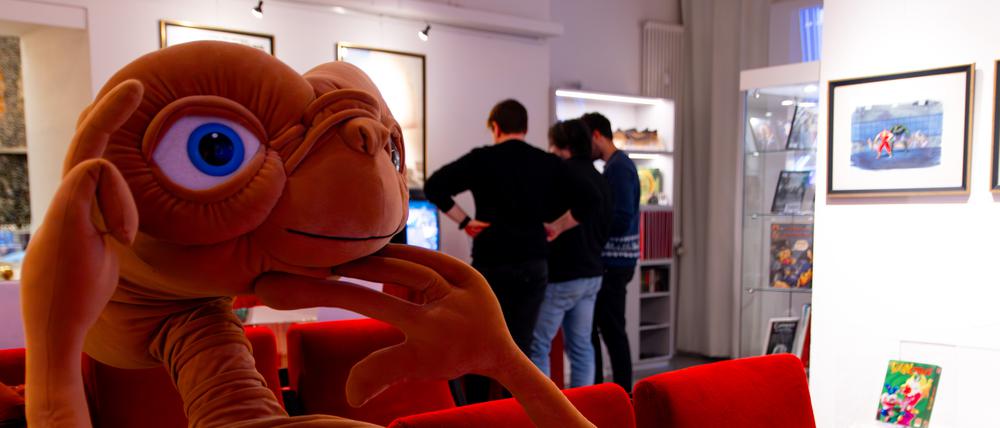 E.T.-Figur im Computerspielemuseum