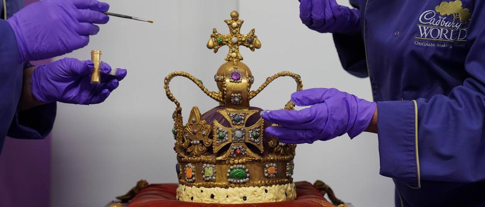 Zur Krönung von Charles III. gab es von Cadbury noch eine Schoko-Krone. (Archivbild)