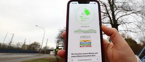 Potsdam gießt. Bürgerstiftung Potsdam startet Baumpflege-Mitmachprojekt "Potsdam gießt" mit gleichnamiger App. 